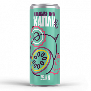 Лимонад "Маракуйя-Личи" ДО КАПЛИ